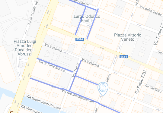 Parkplätze im Straßenbereich